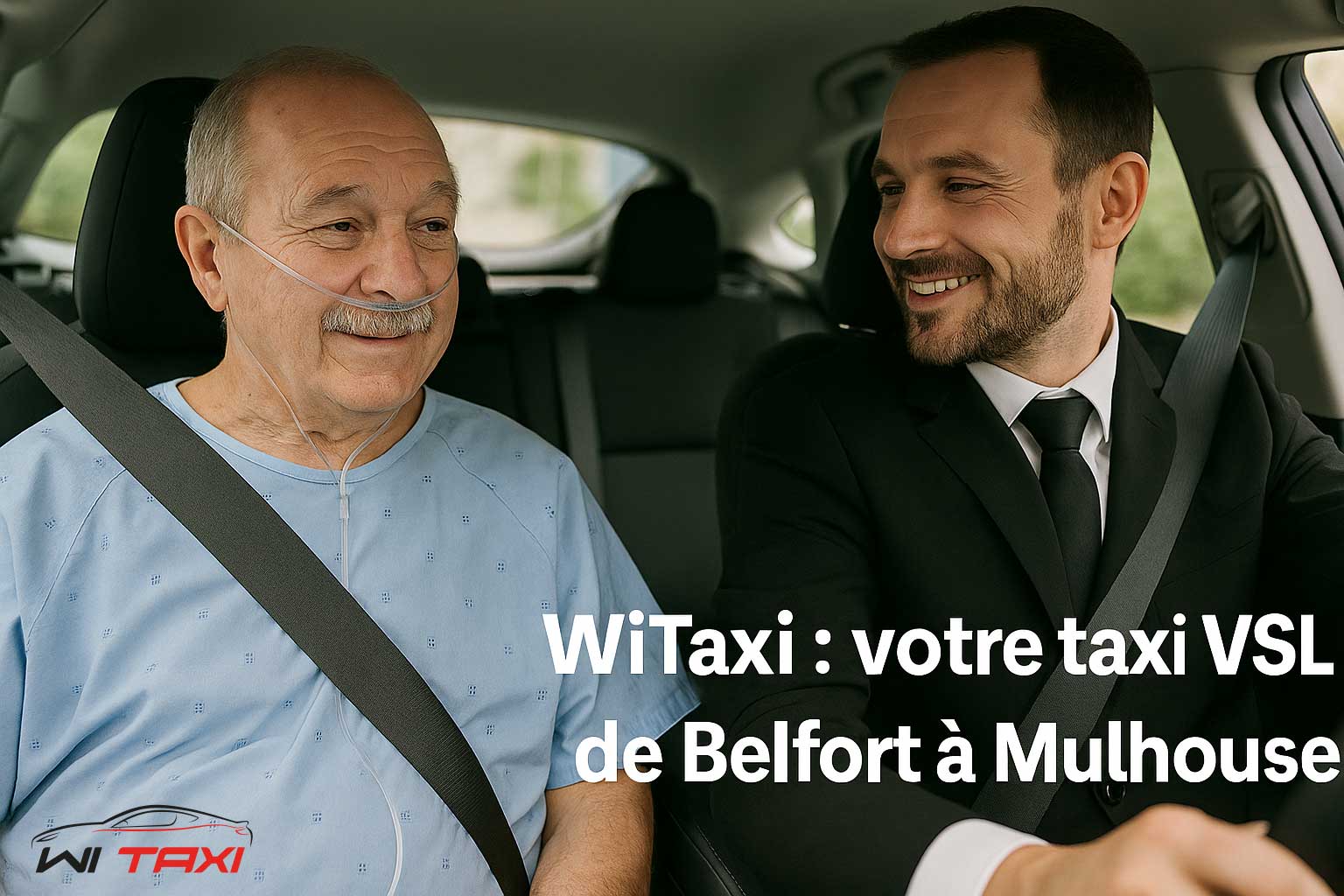 transport médical via un taxi vsl conventionné cpam à belfort vers mulhouse